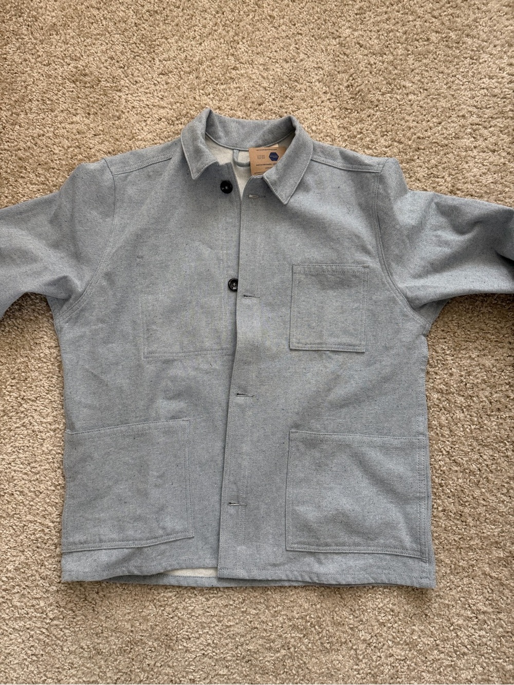 NWT Industry of all nations New work jacket denim - Picture 7 of 7